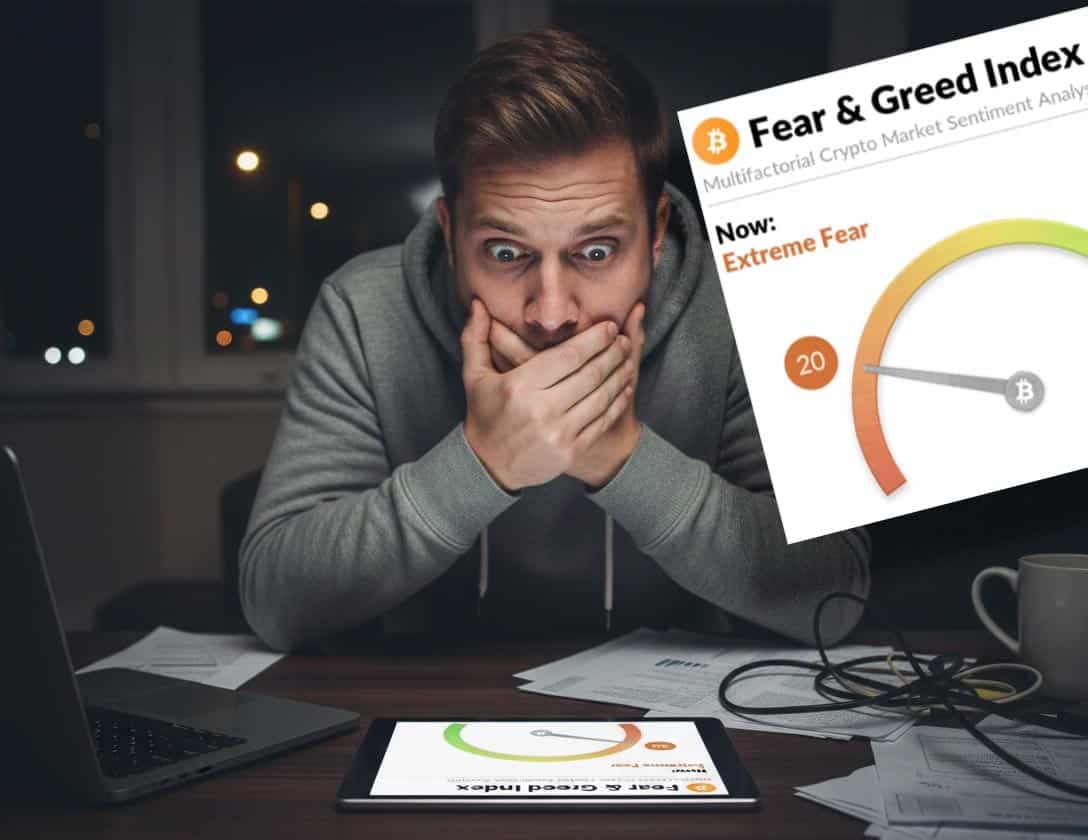 Ekstremalny strach paraliżuje inwestorów, a instytucje po cichu skupują BTC. Czy to koniec hossy?