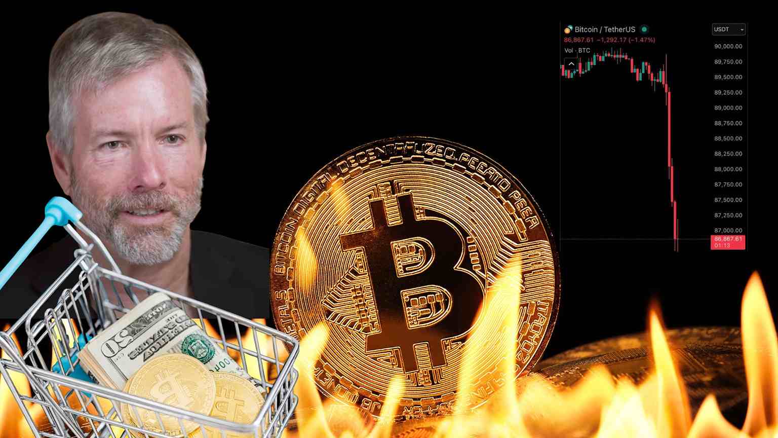 Michael Saylor mocno przestrzelił. Ekspert z niego zakpił. MicroStrategy się wycofa?