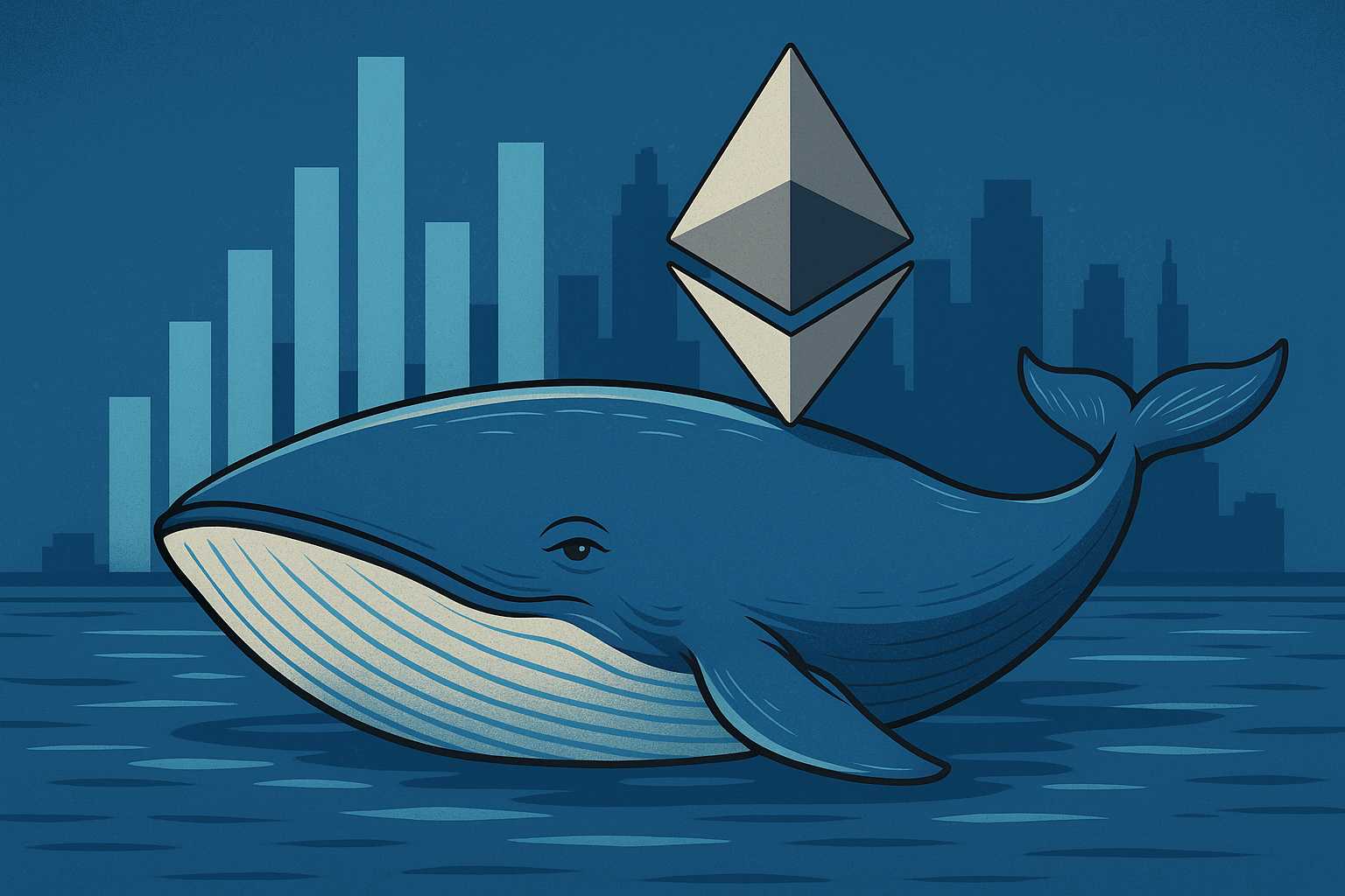 Wieloryby Ethereum są pewne – kurs wróci powyżej 4000 dolarów!