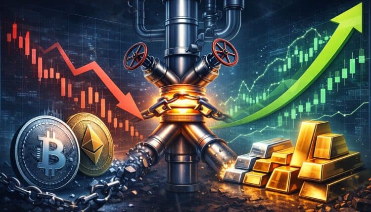 Dlaczego kryptowaluty niedomagają skoro akcje i metale rosną? Powód nie ma nic wspólnego z czteroletnim cyklem