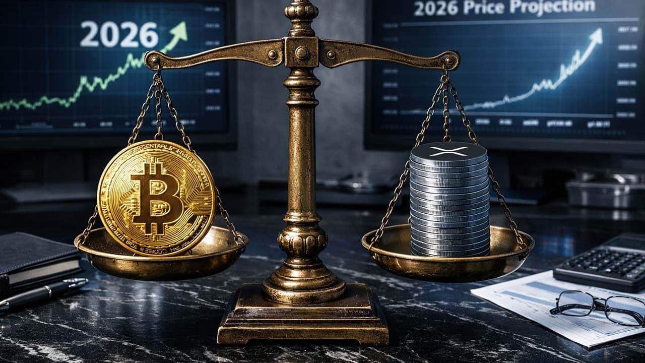 5000 XRP w 2026 r. może być warte 1 Bitcoina.