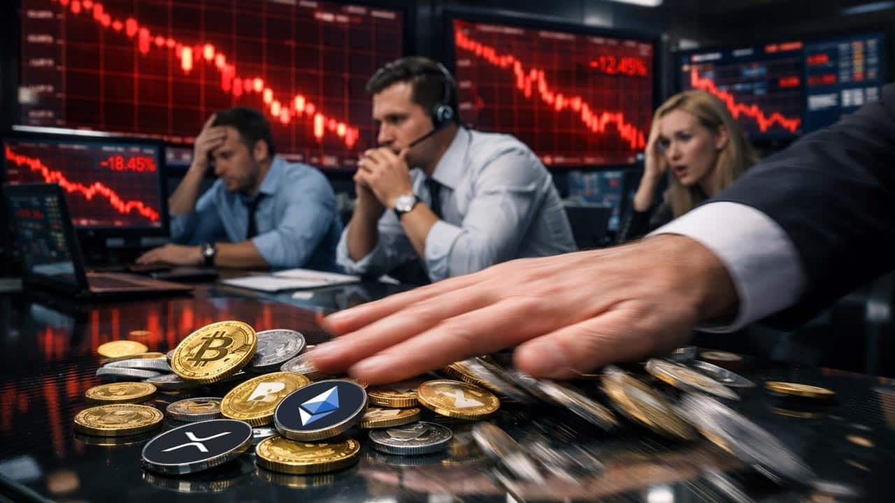 Druga największa wyprzedaż w historii rynku kryptowalut. Użytkownicy Bitcoina, Ethereum i XRP przenoszą środki