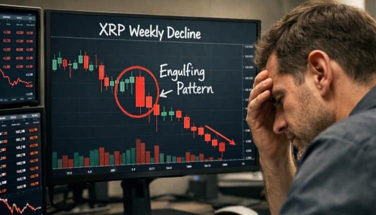 Nowa prognoza dla Ripple. Zdaniem analityka sytuacja XPR jest niekorzystna ze względu na formację świecową na wykresie tygodniowym