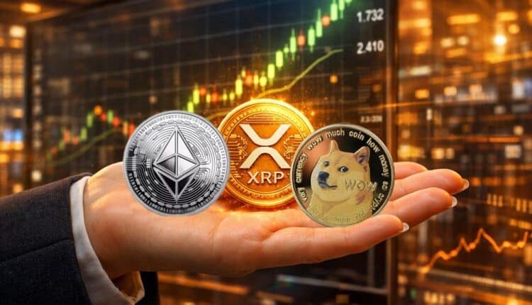 Oto możliwa cena XRP, jeśli Dogecoin osiągnie 2 USD, a Ethereum 7000 USD