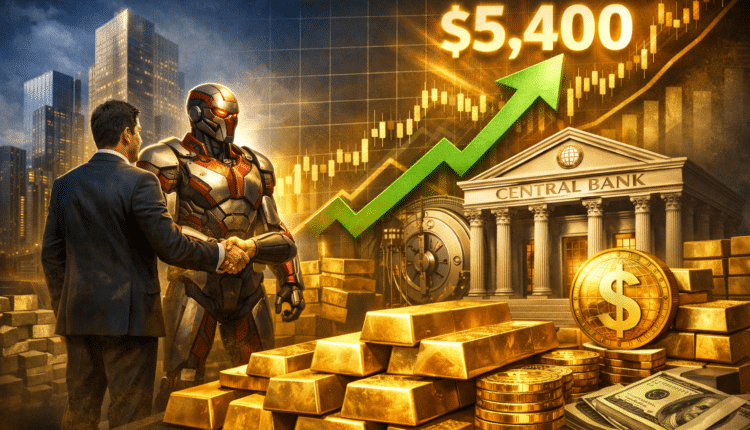 Sektor prywatny dołącza do banków centralnych: nowa era na rynku złota i prognozy sięgające $5,400