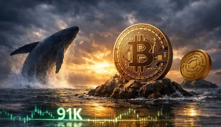 Wieloryby idą na całość z Bitcoinem, gdy walczy o utrzymanie 95 tys. USD. Stawiają też na monetę z szansami na wzrost o 1000%
