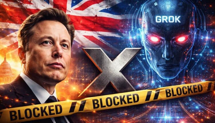 AI Elona Muska wywołało polityczną burzę. Czy Wielka Brytania zablokuje X?