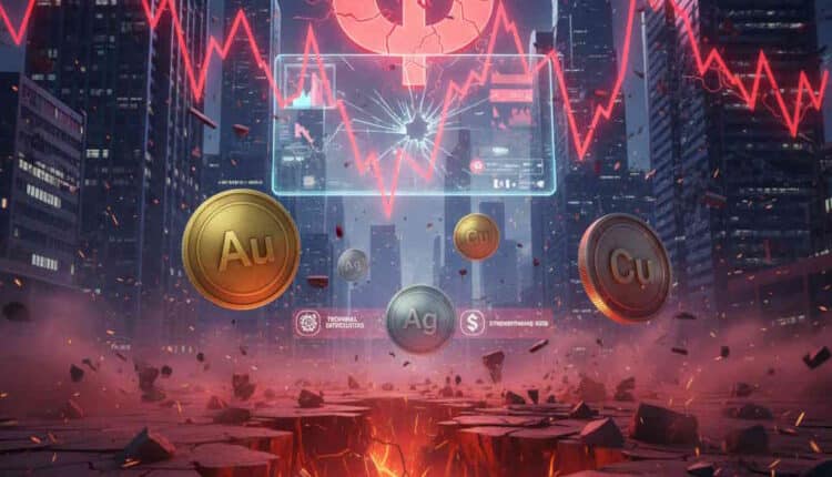 Krwawa łaźnia na złocie i miedzi, z rynku krypto w jedną noc wyparowało 120 mln USD!