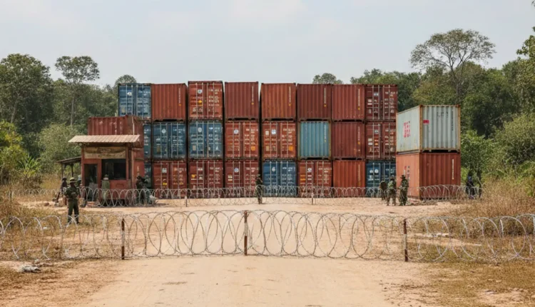 Tajne kontenery i drut kolczasty na granicy – czy to koniec pokoju wynegocjowanego przez USA?