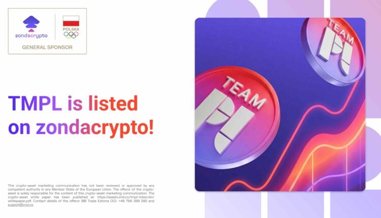 Token Team PL (TMPL) debiutuje na giełdzie zondacrypto