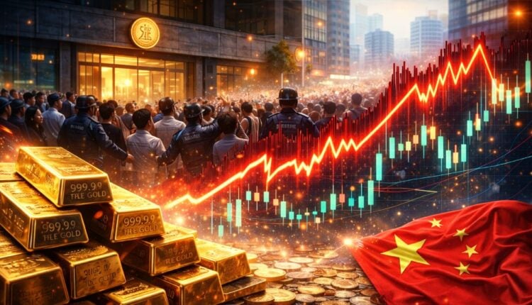 Chińska platforma handlu złotem upada, dramat poszkodowanych. Skandal na bilion dolarów?