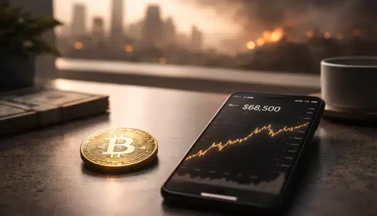 Wzrost ceny Bitcoina zdradza prawdę o wojnie? Kryptowaluta wraca do łask, mimo szarży dolara