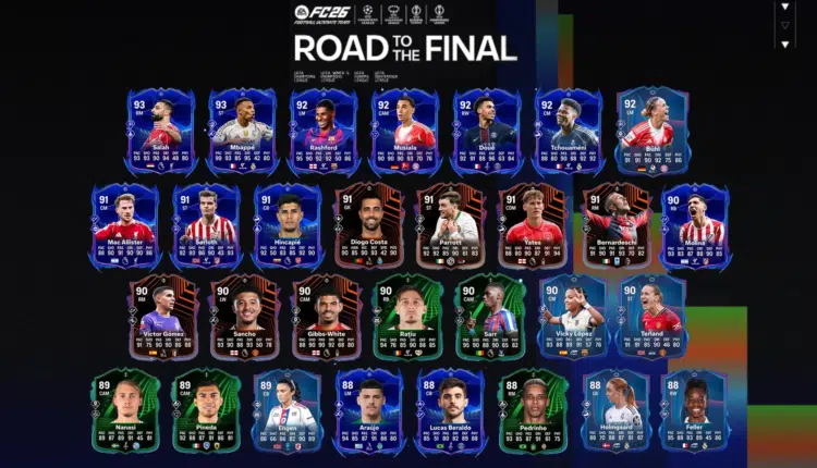Drużyna Road To The Final UEFA już dostępna w EA FC 26!