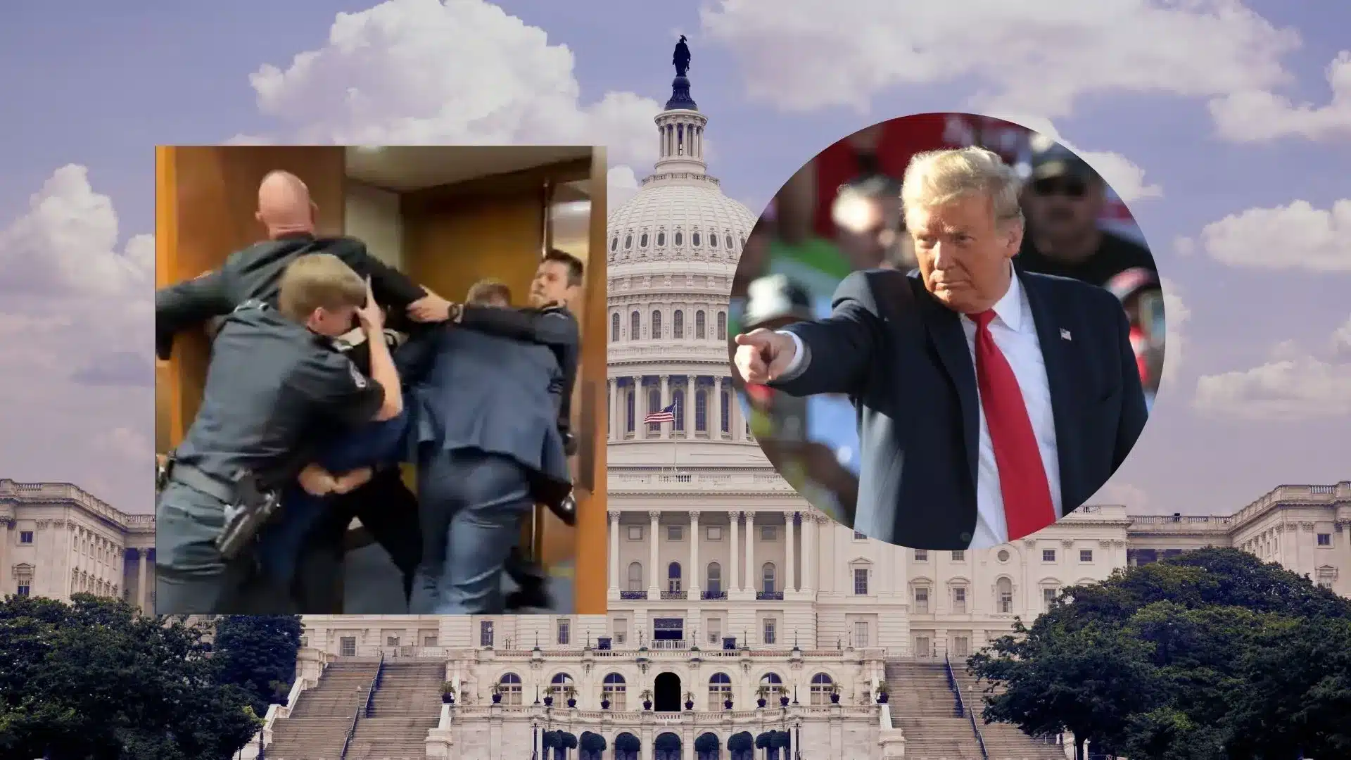 Weteran marines protestuje: „Nikt nie chce walczyć za Izrael”. Służby siłą wyprowadziły go z Senatu [VIDEO]