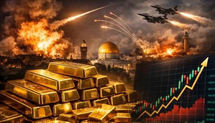 Złoto wystrzeliło po ataku USA i Izraela na Iran. 6000 dolarów coraz bliżej?