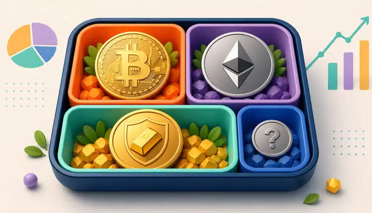 Oto zrównoważony plan kryptowalutowy o wartości 500 USD z aktywami zabezpieczonymi złotem, BTC, ETH i mniejszym tokenem