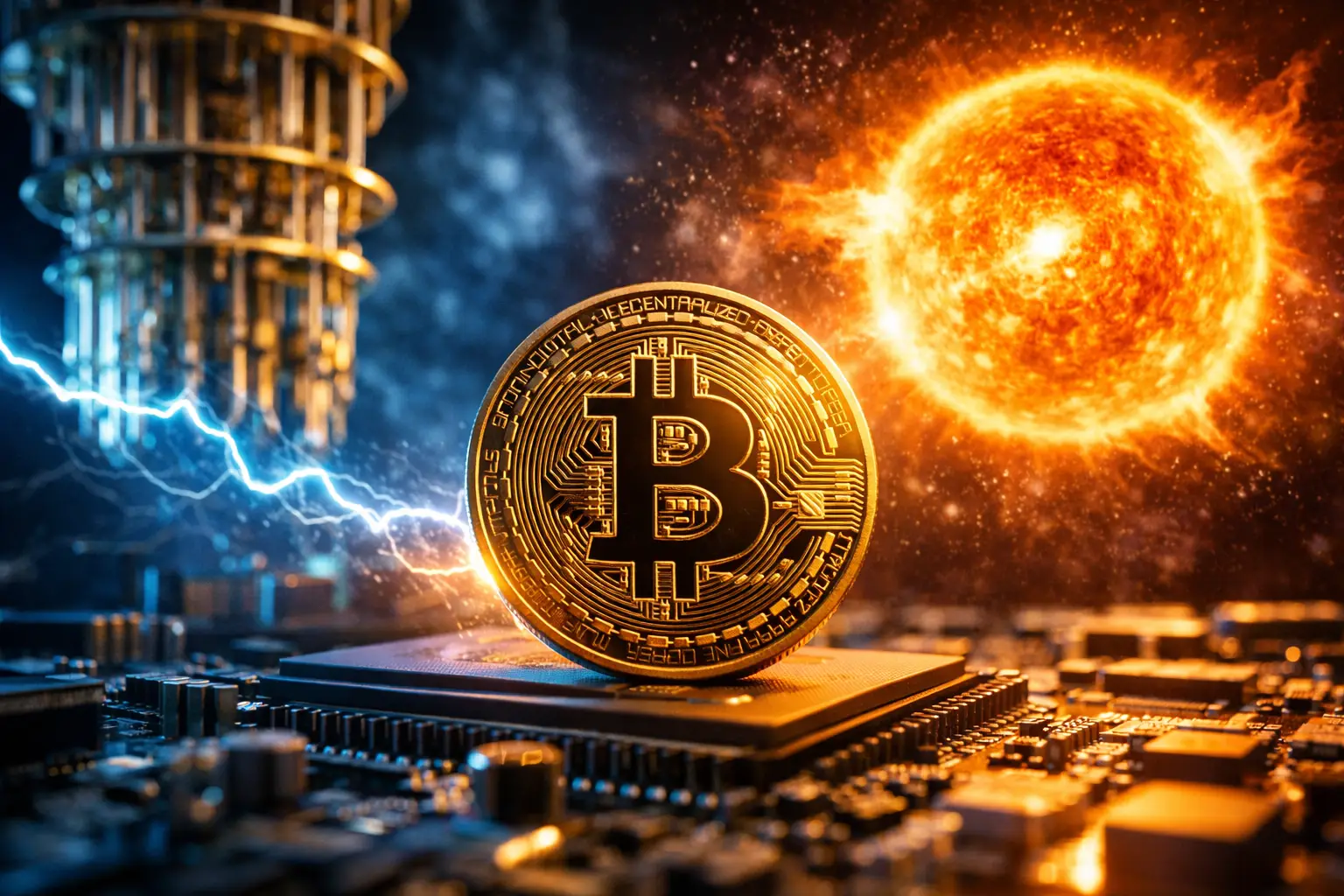 Atak na Bitcoin wymaga energii gwiazdy. Naukowcy rozwiewają obawy