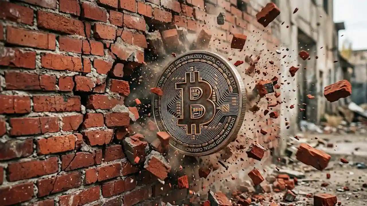 Bitcoin uderzył w mur – czekający na wzrosty mają nie lada problem