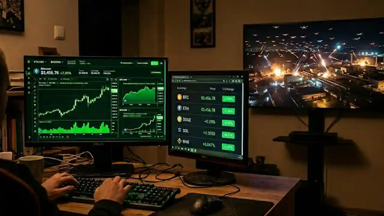 Wojna schodzi na dalszy plan, a kryptowaluty płoną na zielono. Oto, co nas teraz czeka