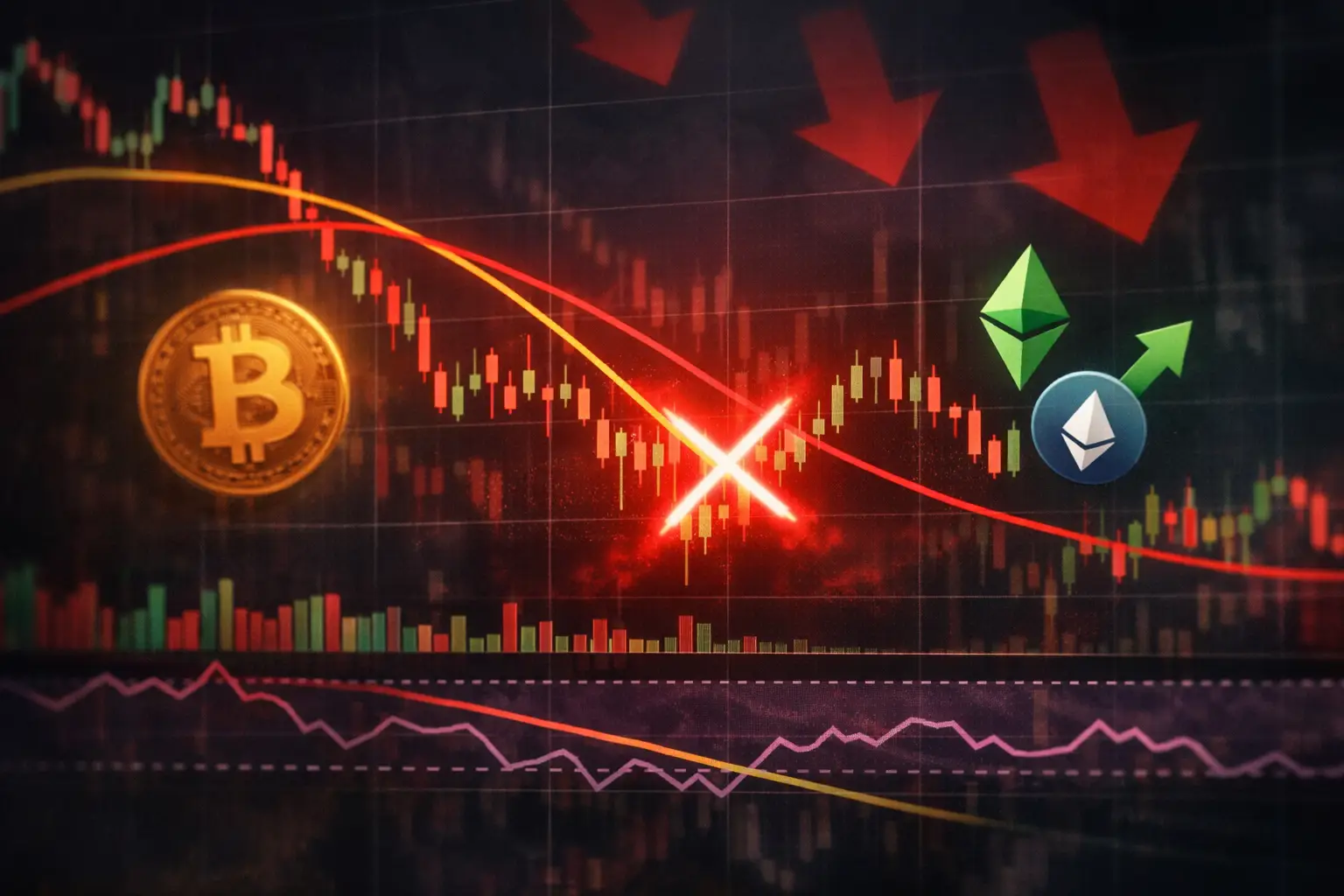 Krzyż śmierci na BTC.D. Czy altseason właśnie się zaczyna?