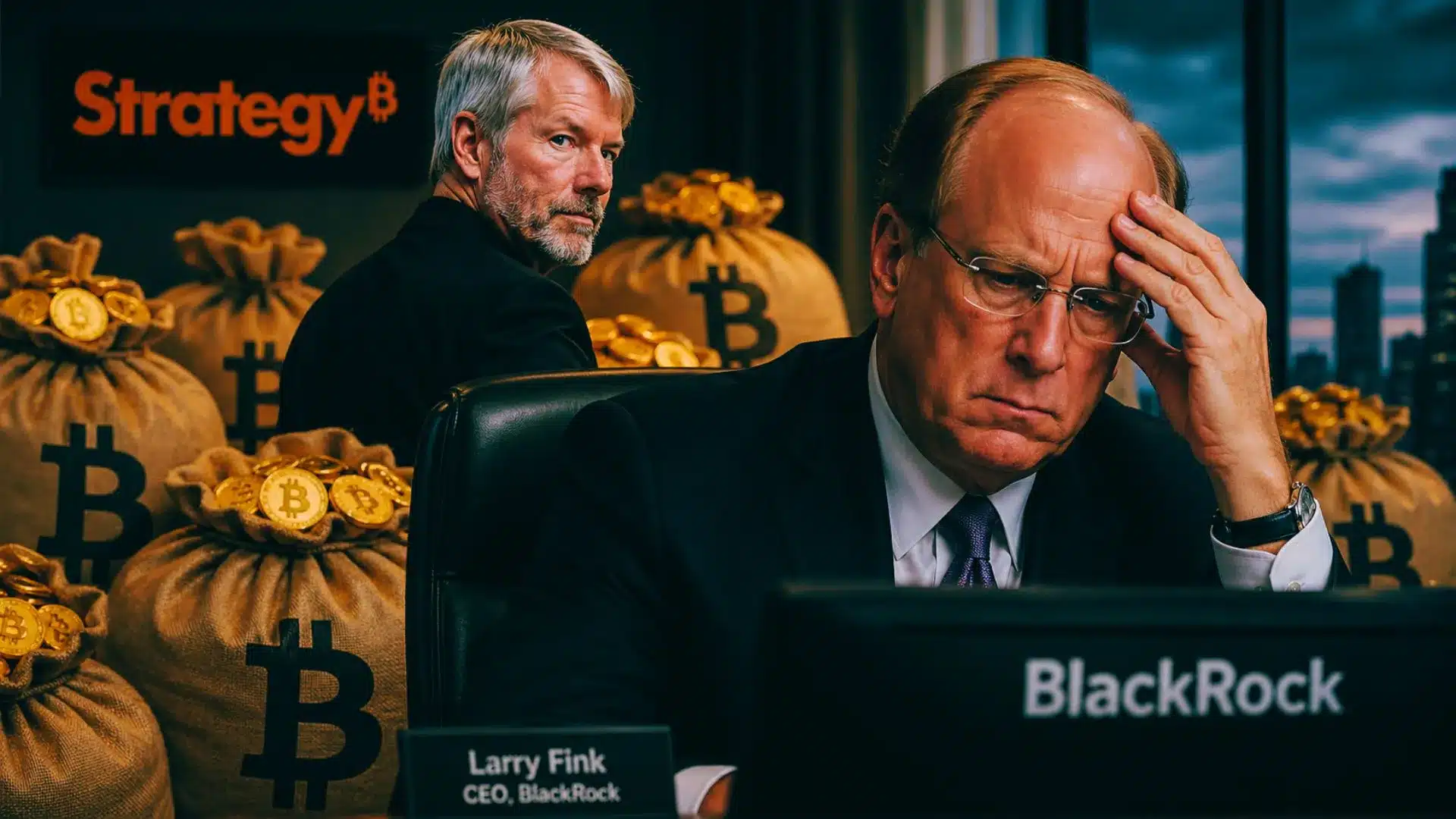 Strategy tuż za plecami BlackRock. Wyścig gigantów coraz ciekawszy