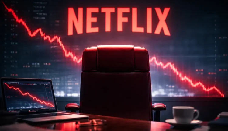 Netflix zarabia miliardy, ale akcje pikują! W tle odejście człowieka, który stworzył imperium