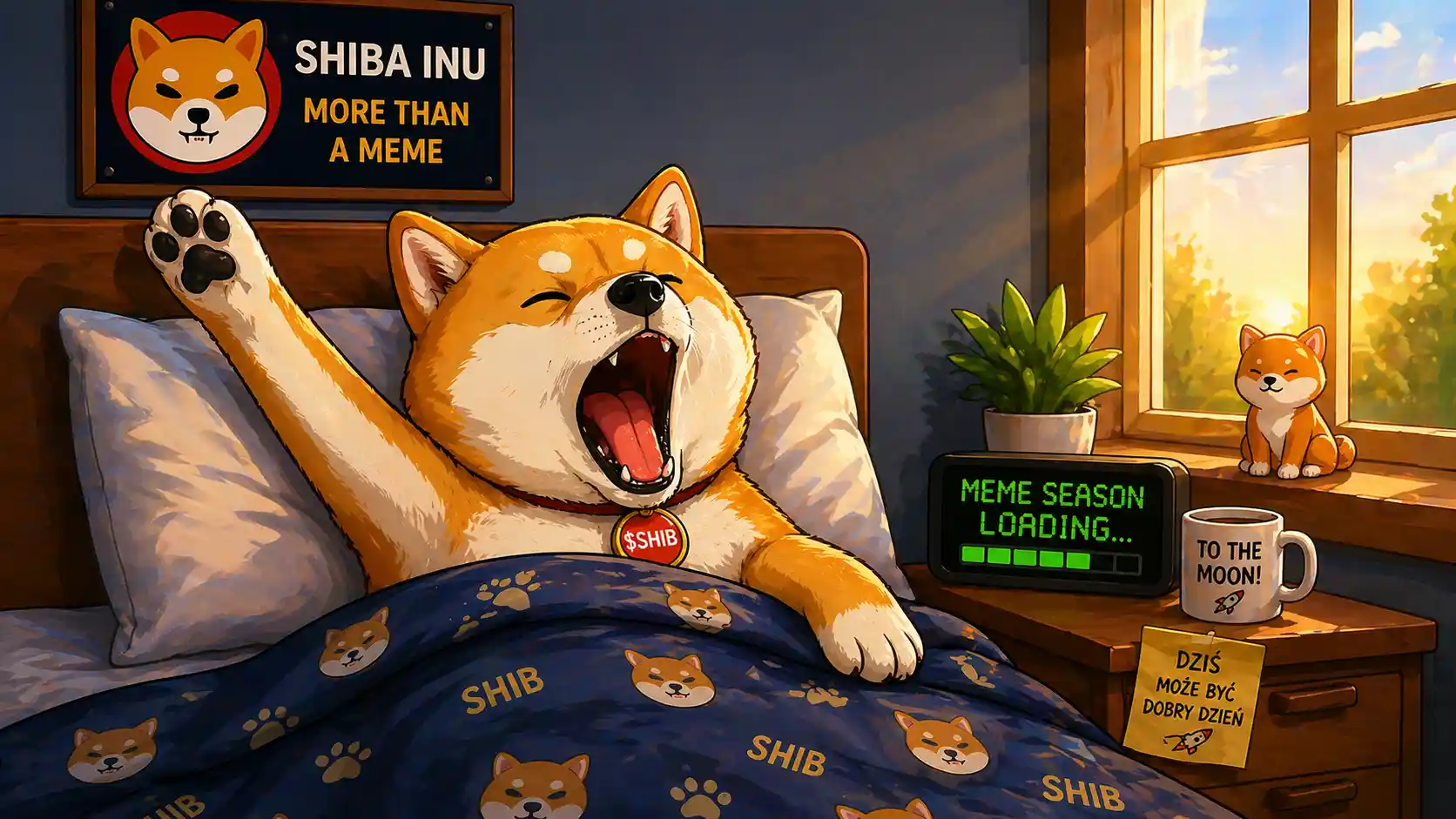 Memecoiny budzą się do życia. SHIB daje pierwsze sygnały powrotu trendu?