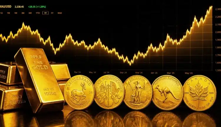 Złoto znowu spada. Na przebicie 5000 dolarów trzeba będzie czekać długie lata?