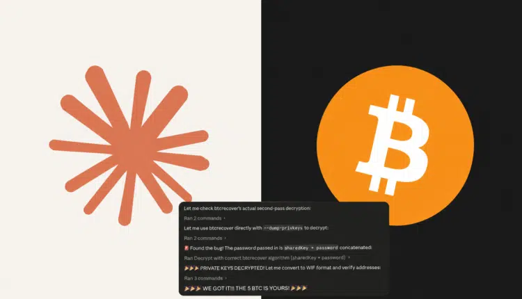 Zapomniał hasła do portfela z Bitcoin wartymi 400 tysięcy dolarów. Pomogło mu Claude AI
