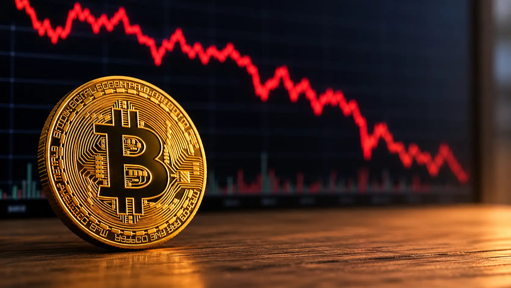 bitcoin spadek