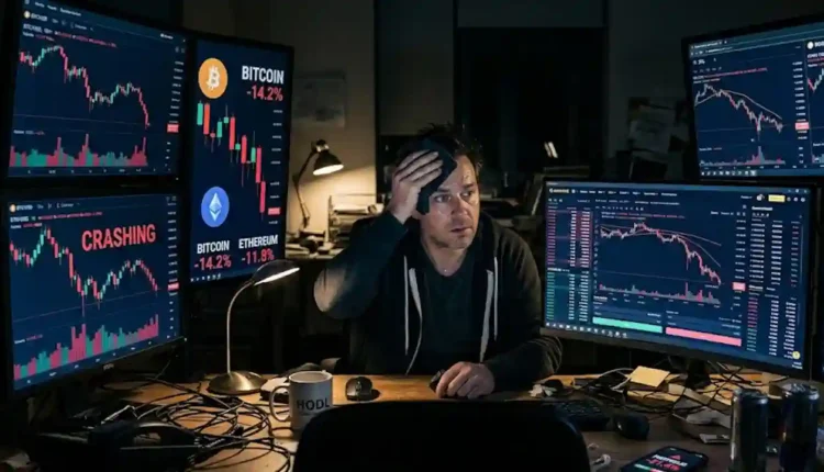 Panika na rynku kryptowalut – inwestorzy płacą miliony za ochronę przed spadkami Bitcoina!
