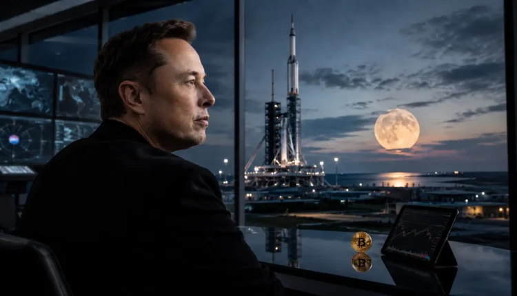 Musk chce kolonizować Księżyc, a SpaceX trzyma 18 712 BTC. Co na to rynek krypto?