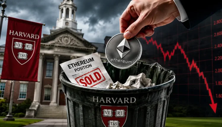 Harvard pozbył się całego Ethereum. Rynek ETH ma kolejny powód do nerwów