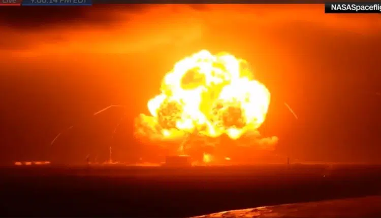 Rakieta Blue Origin eksplodowała podczas testu. Atomowa chmura nad Florydą