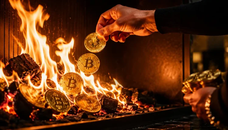107 Bitcoinów poszło z dymem. Ktoś właśnie zniszczył fortunę wartą ponad 8 milionów dolarów