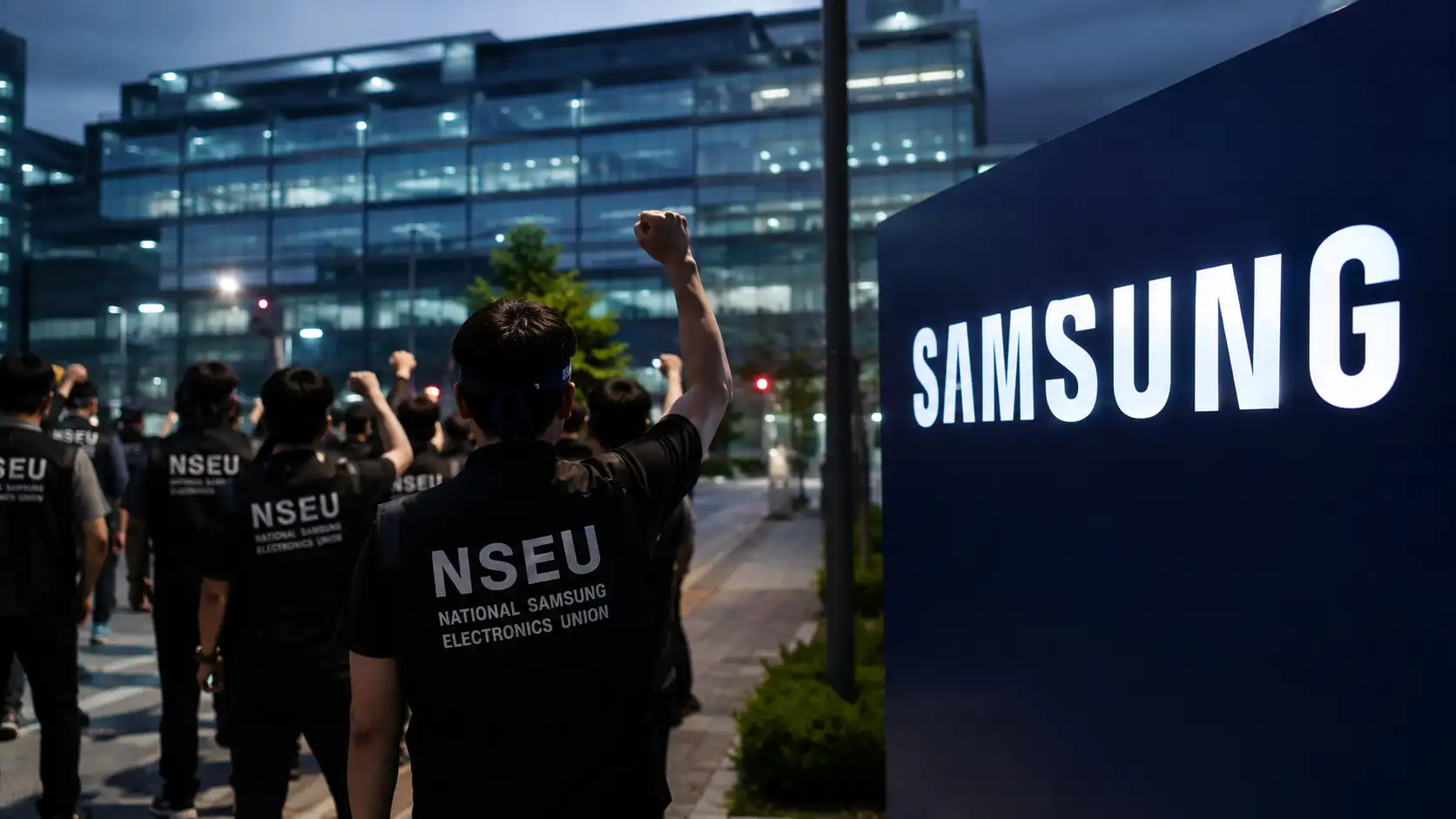 Samsung ma godziny, by uniknąć katastrofy. 45 tys. pracowników może uderzyć w serce rynku chipów