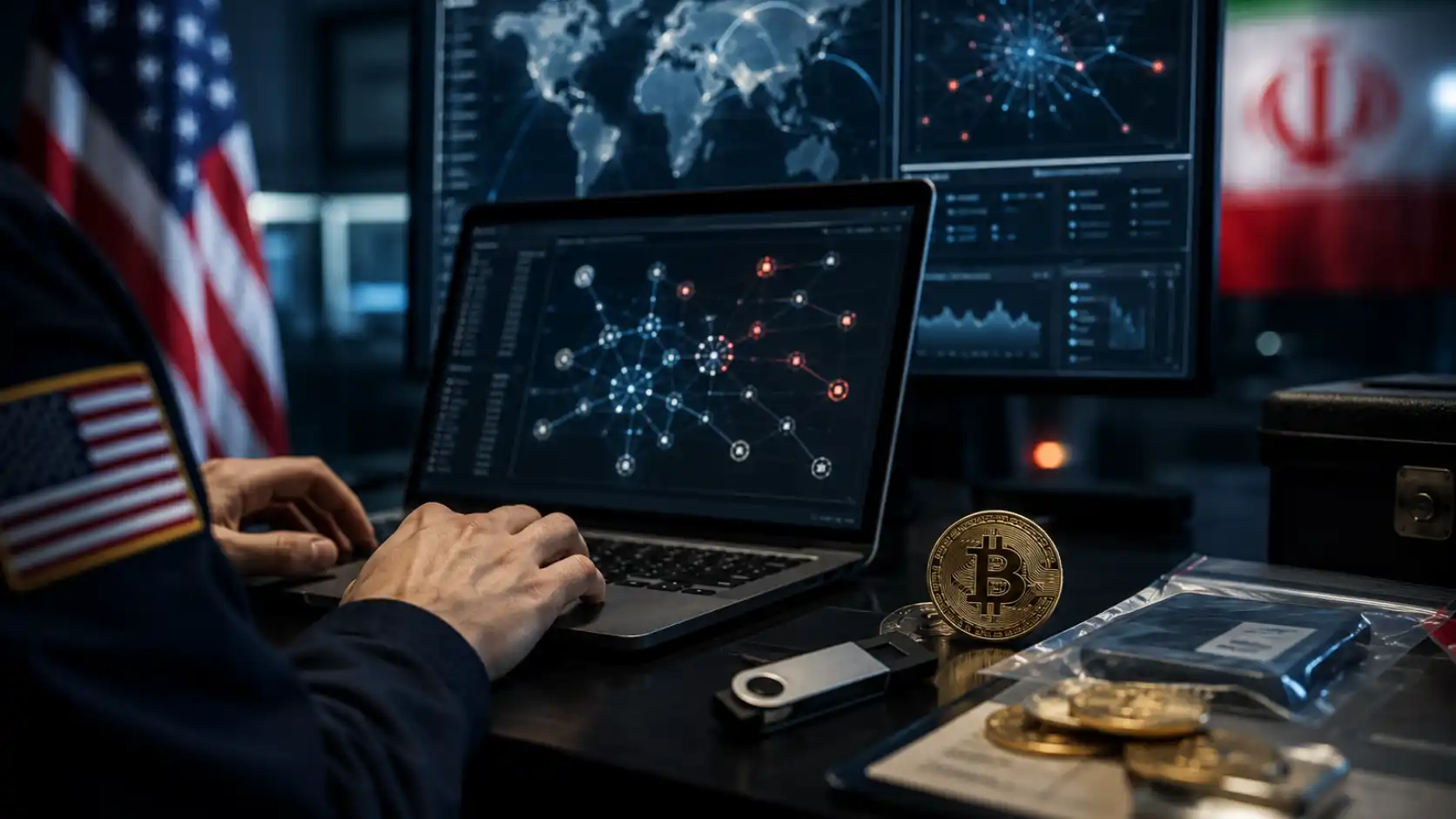 USA położyły rękę na irańskim krypto. Miliard dolarów zniknął z portfeli