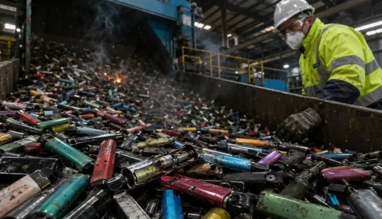 6 milionów vape’ów tygodniowo trafia do śmieci. W środku tyka mała bomba