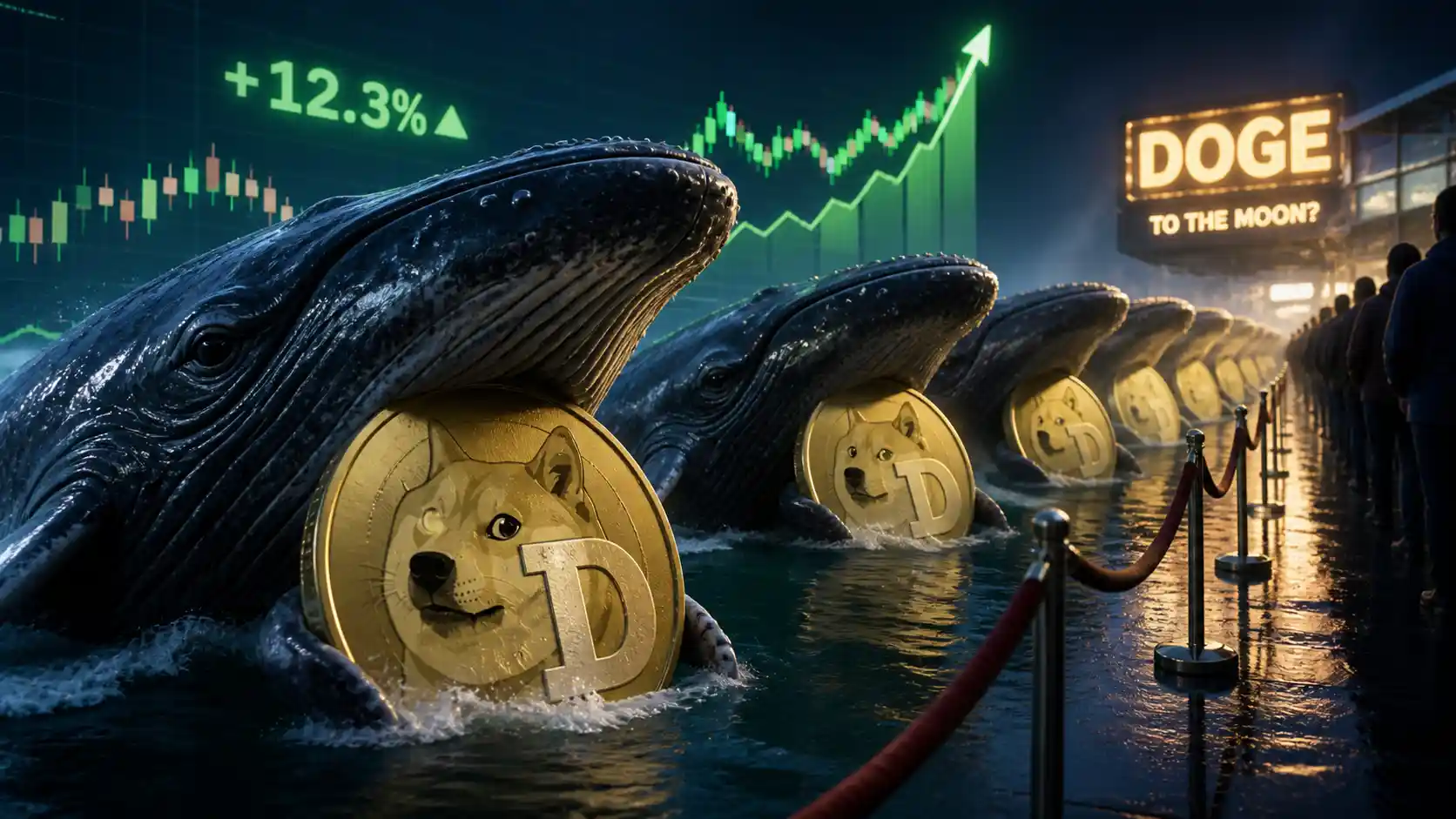 wieloryby dogecoin