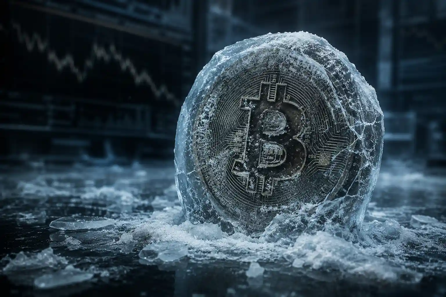 Krypto marznie, gdy reszta rynku płonie. Ekspert mówi o najzimniejszej zimie w historii