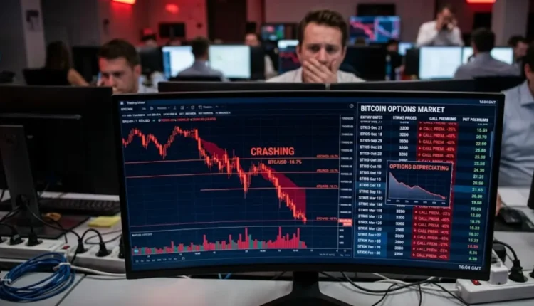 Czystka na rynku kryptowalut. Opcje na Bitcoina tanieją, kontrakty za miliardy dolarów zmienią układ sił