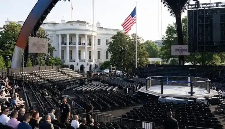 Klatka MMA pod oknem prezydenta USA. Sędzia podjął ostateczną decyzję w sprawie gali Trumpa