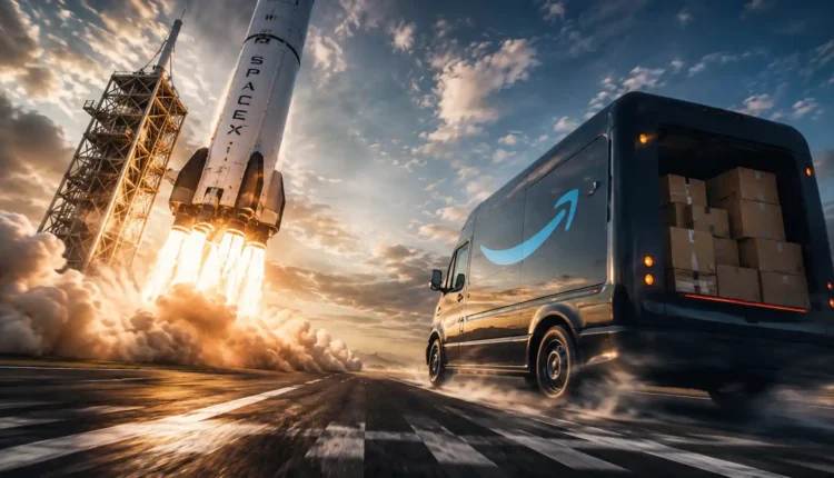 SpaceX zaraz przeskoczy Amazona? Akcje Muska po IPO pędzą jak rakieta