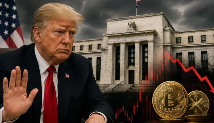 Trump ostrzega Fed. Rynki boją się podwyżki stóp, a Bitcoin znalazł się pod presją