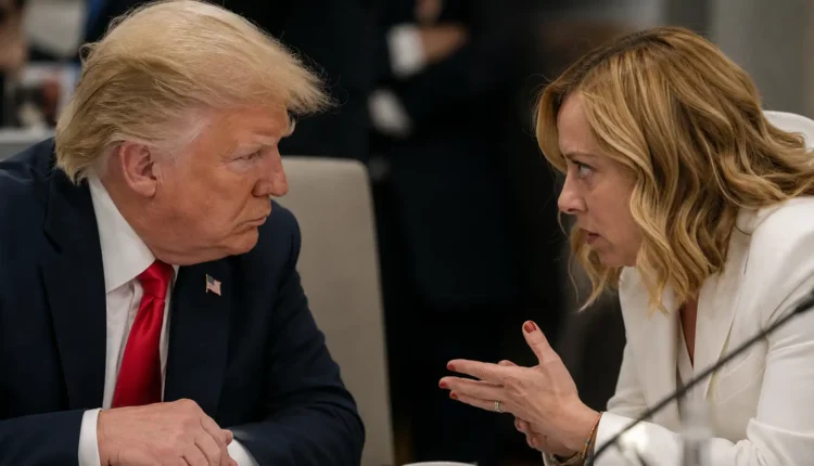 Trump upokorzył Meloni. Włochy odpowiadają mocnym gestem