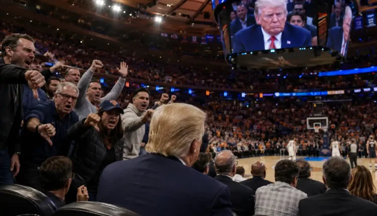 Trump zamienił finał NBA w logistyczny koszmar. Kibice „nagrodzili go” gwizdami