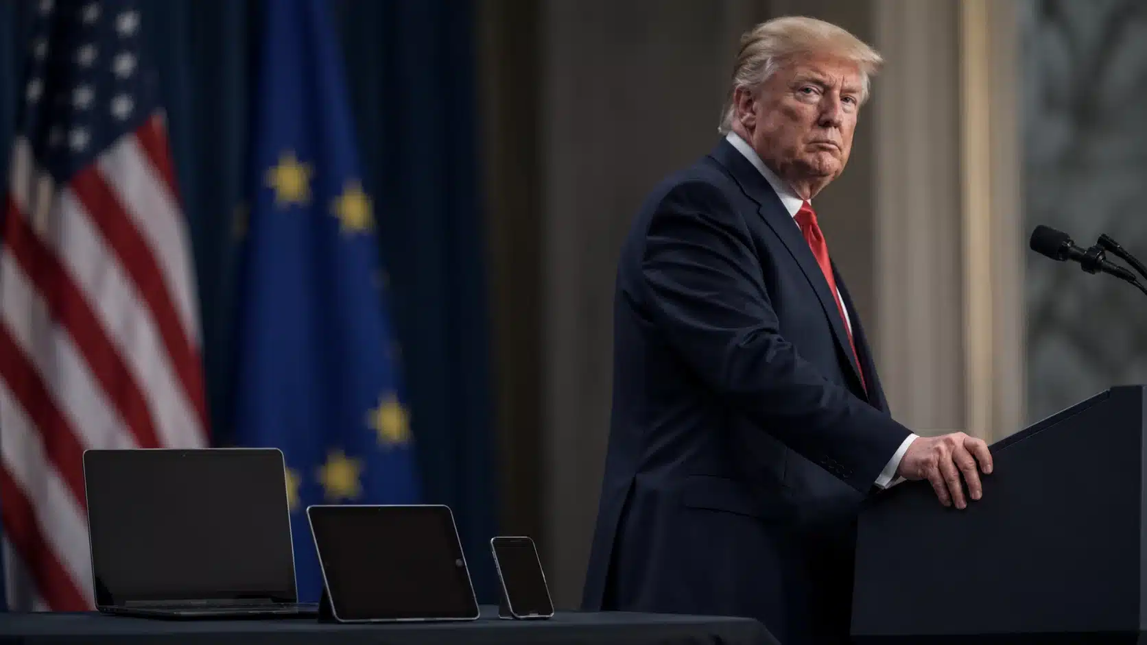 Trump znowu grozi Europie cłami. 100% dla wszystkich państwa, które wprowadzi ten podatek