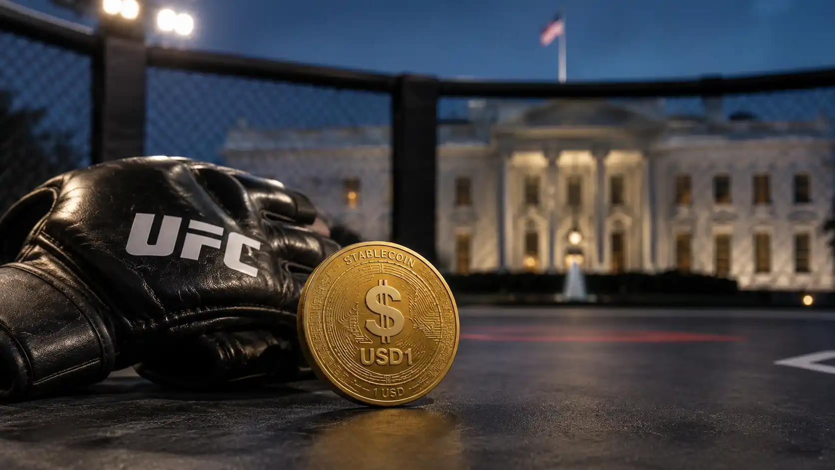 Zawodnicy UFC dostaną bonusy w stablecoinie Trumpów. Krypto wchodzi na ring polityki