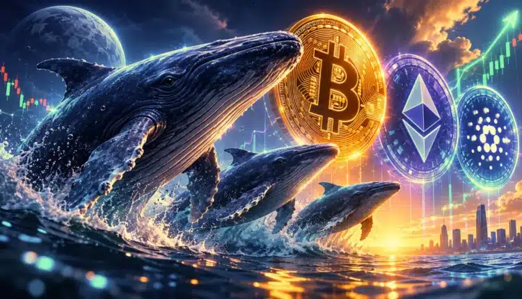 Uśpione wieloryby BTC, ETH i ADA wracają. To może być cenna wskazówka