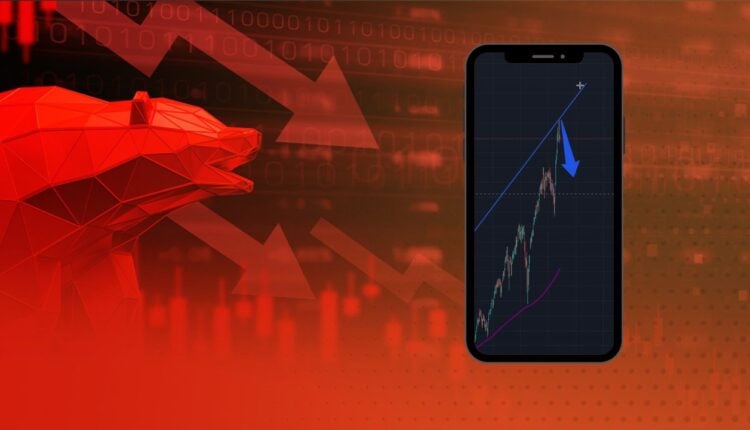 Nasdaq może spaść jeszcze niżej, wykres aż prosi się o korektę. Akcje spółek technologicznych pociągną za sobą kryptowaluty?